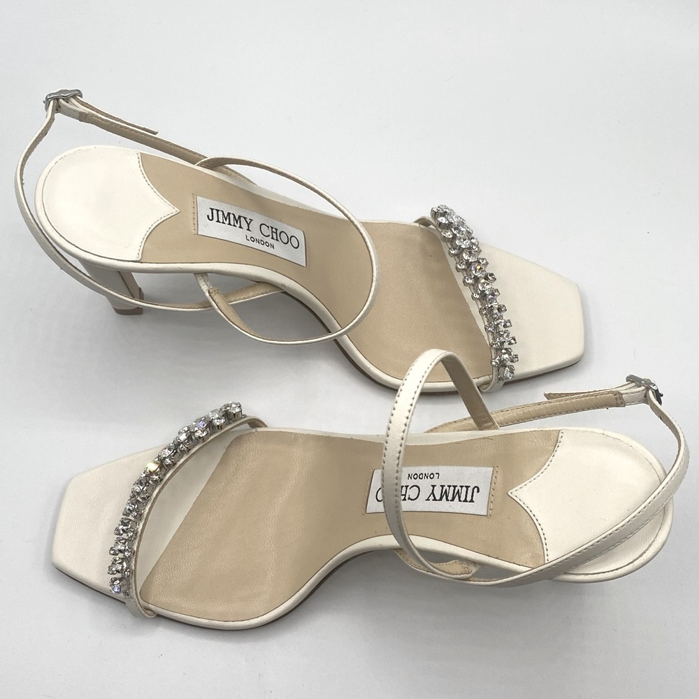 Jimmy Choo Meira Crystal Sandals